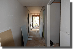 Plastering service - plasterboard sheeting
